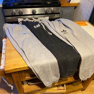 Boys 14/16 various sweat pants.. worn maybe twice